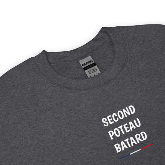 Sweat unisexe col rond Second poteau batard - Sedurro