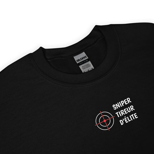 Sweat unisexe col rond Sniper tireur d'élite - Sedurro