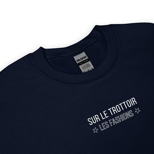 Sweat unisexe col rond Sur le trottoir les fashions - Sedurro