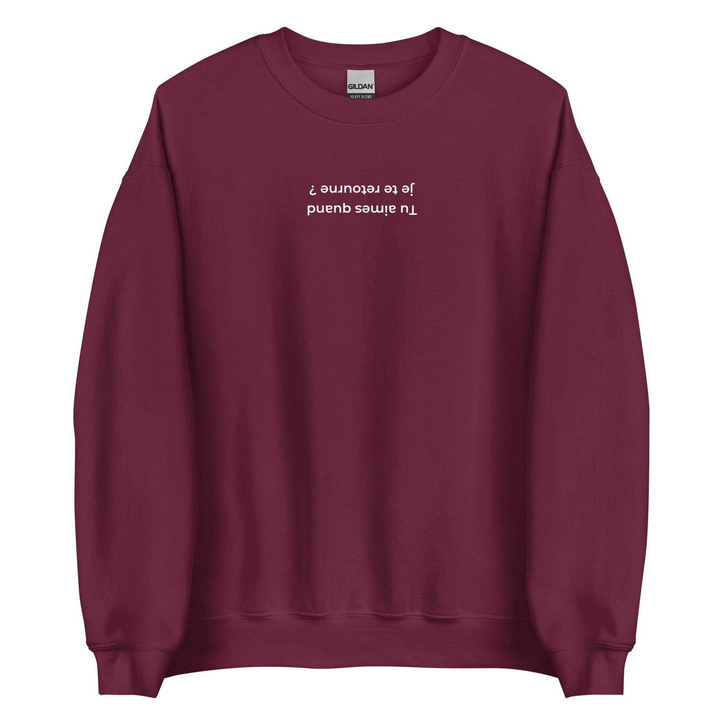 Sweat unisexe col rond Tu aimes quand je te retourne - Sedurro