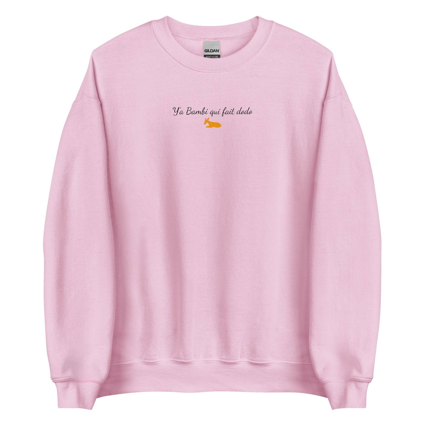 Sweat unisexe col rond Y'a bambi qui fait dodo - Sedurro