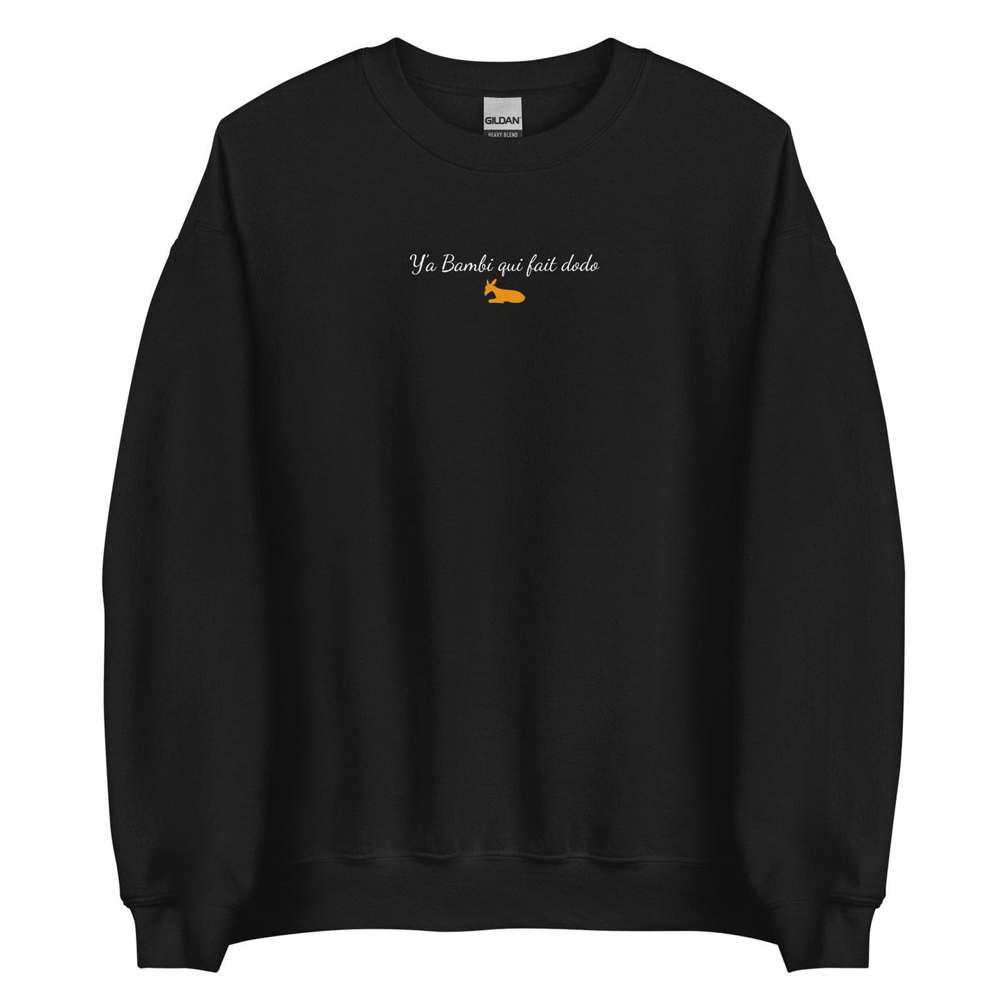 Sweat unisexe col rond Y'a bambi qui fait dodo - Sedurro