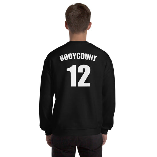 Sweat unisexe col rond personnalisable maillot numéro bodycount - Sedurro