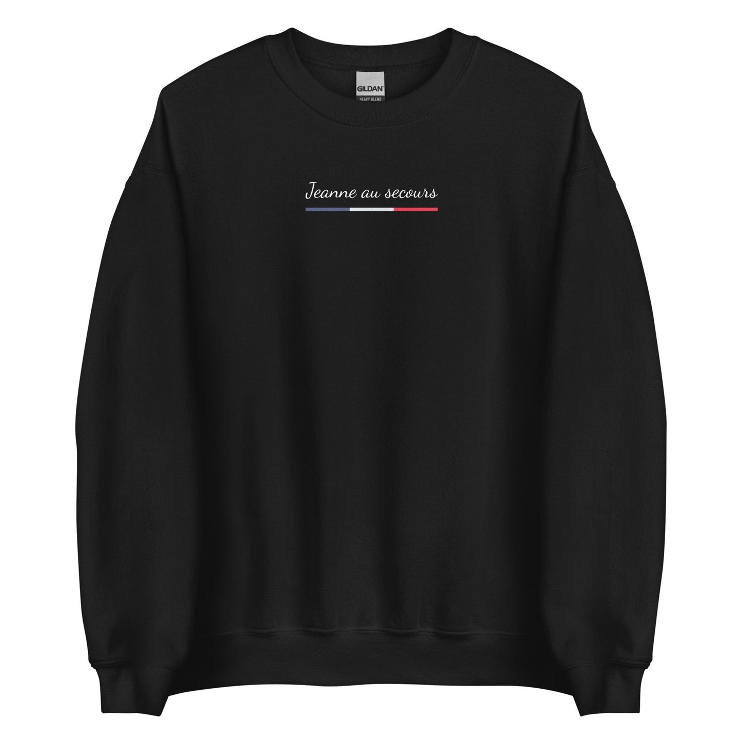 Sweat unisexe col rond Jeanne au secours - Sedurro