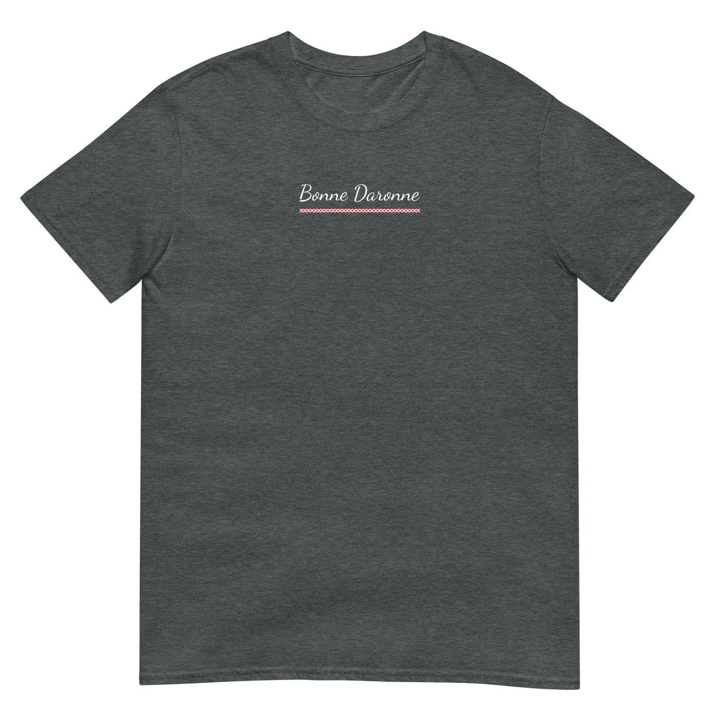 T-shirt unisexe Bonne daronne Gris Foncé Chiné - Sedurro