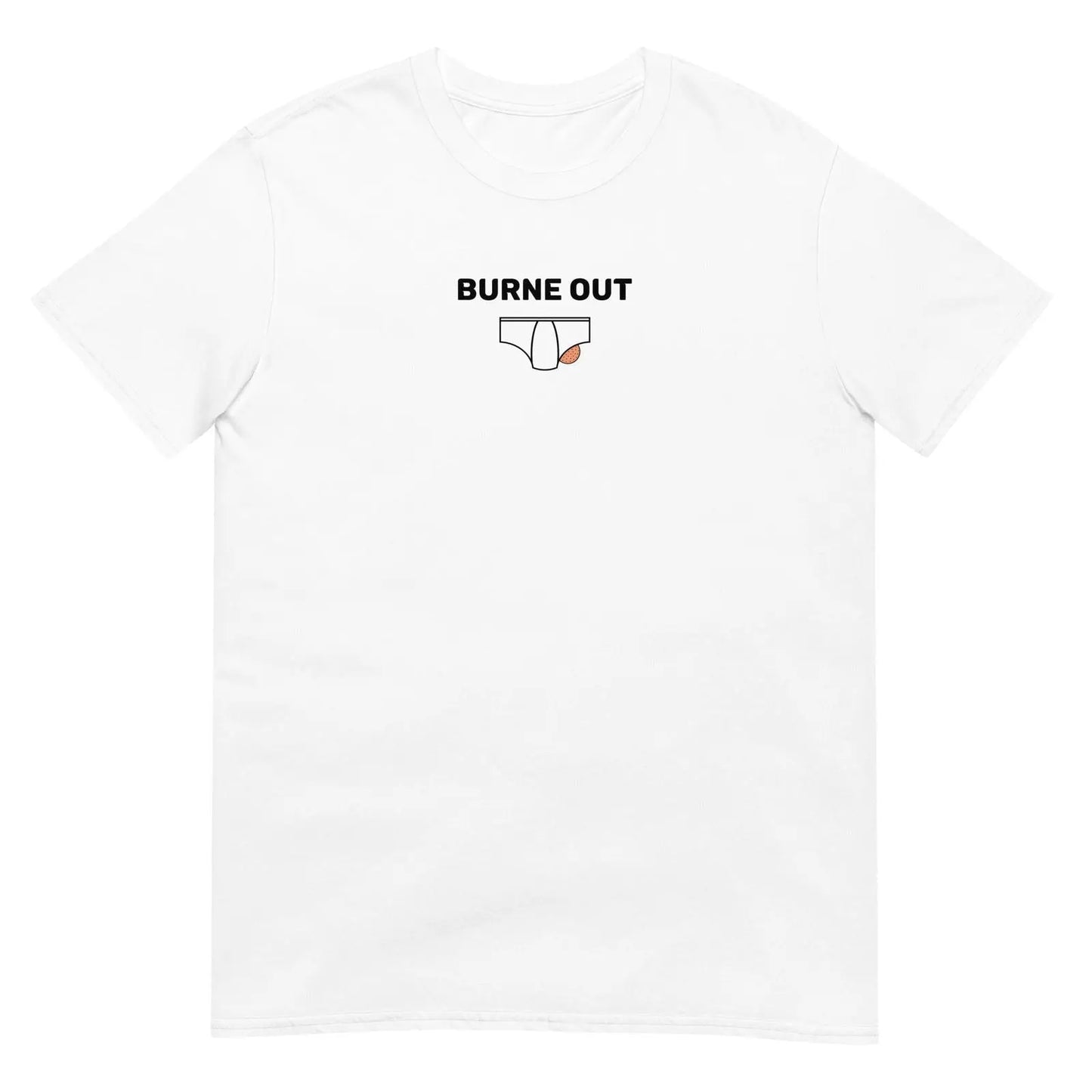T-shirt unisexe Burne out Blanc - Sedurro