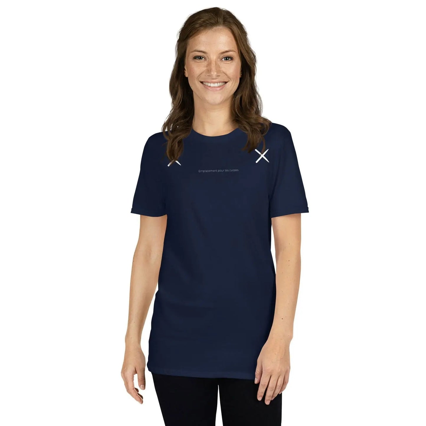T-shirt unisexe Emplacement pour tes cuisses - Sedurro