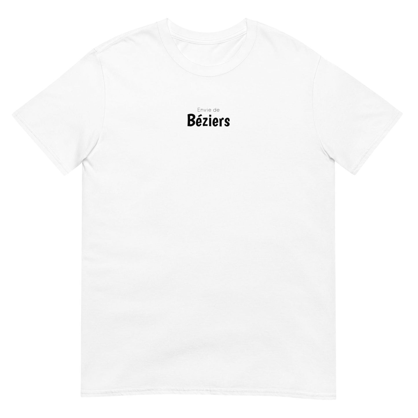 T-shirt unisexe Envie de Béziers Blanc - Sedurro
