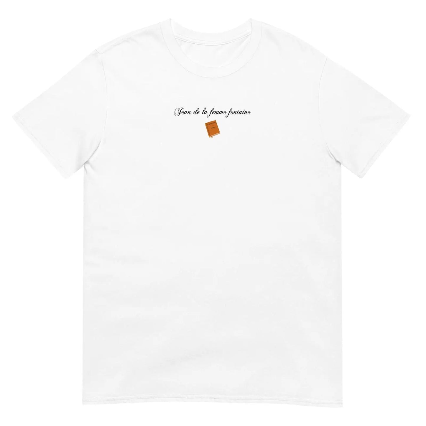T-shirt unisexe Jean de la femme fontaine - Sedurro