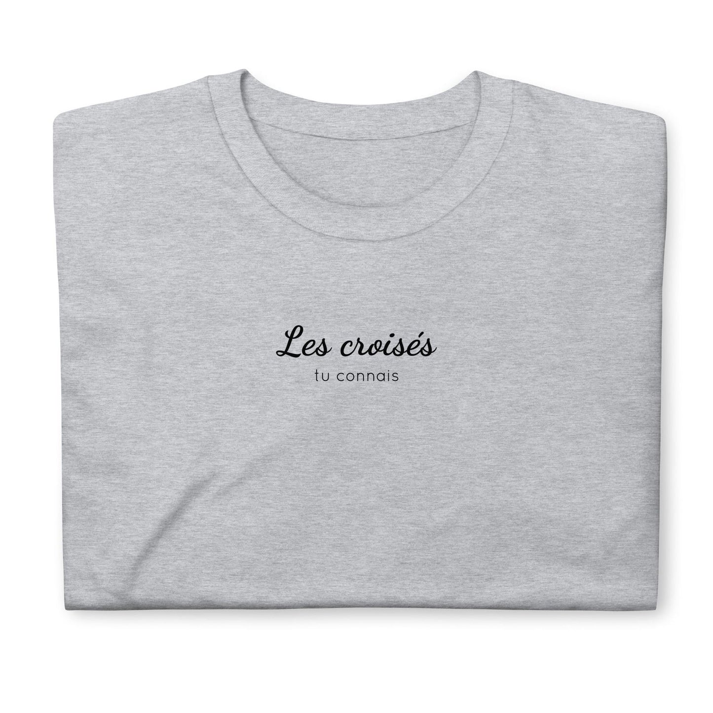 T-shirt unisexe Les croisés tu connais - Sedurro
