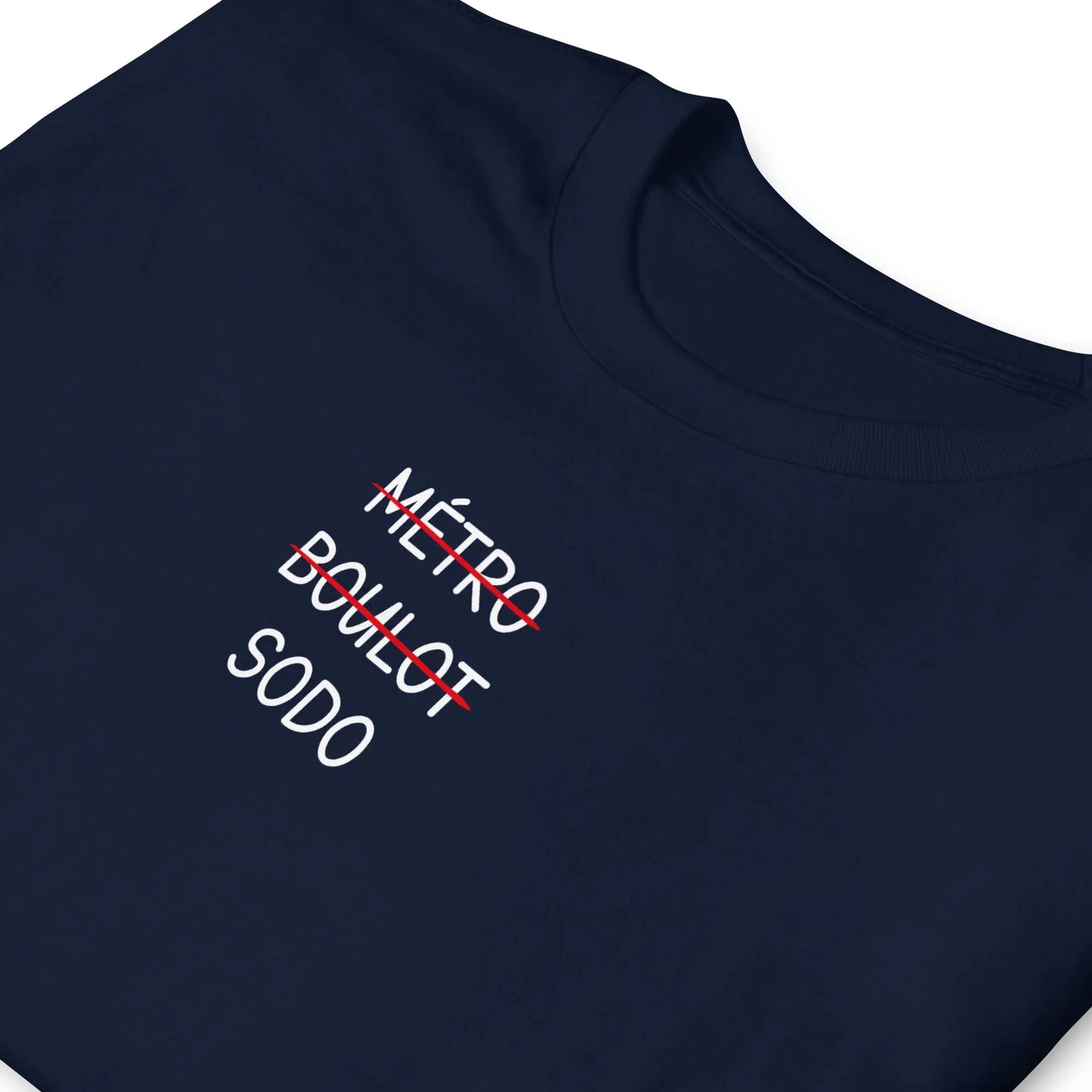 T-shirt unisexe Métro boulot sodo - Sedurro