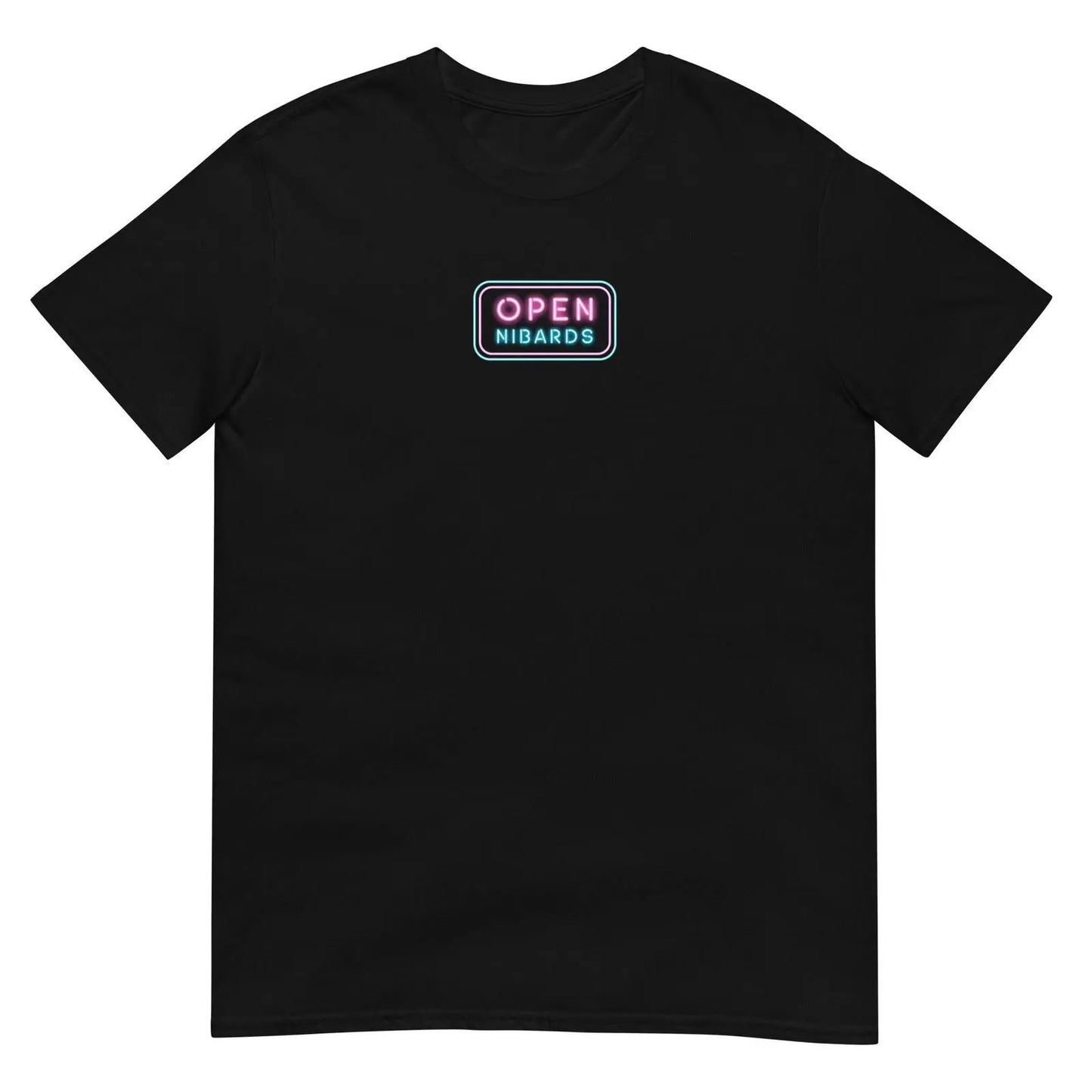 T-shirt unisexe Open nibards Noir - Sedurro
