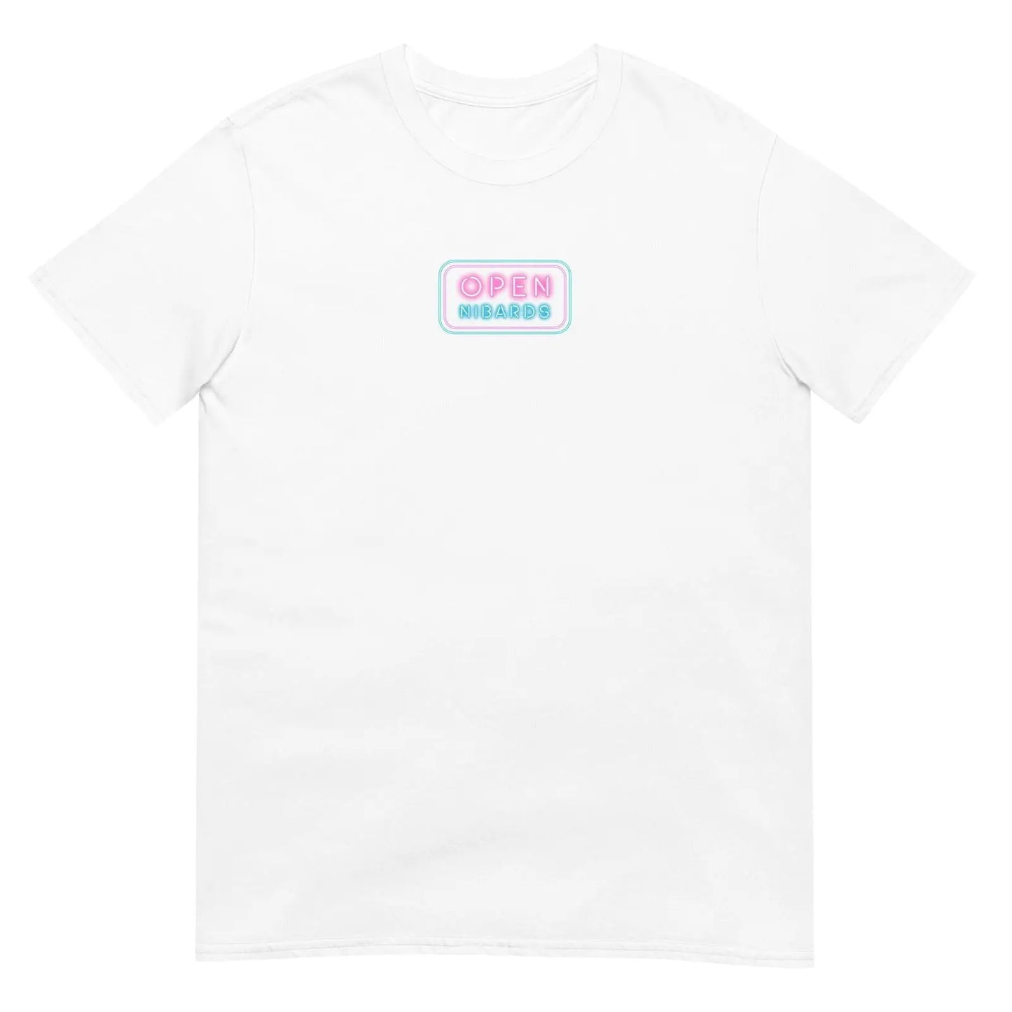 T-shirt unisexe Open nibards Blanc - Sedurro
