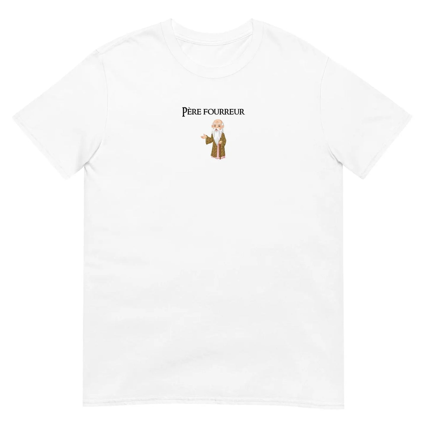 T-shirt unisexe Père fourreur Blanc - Sedurro