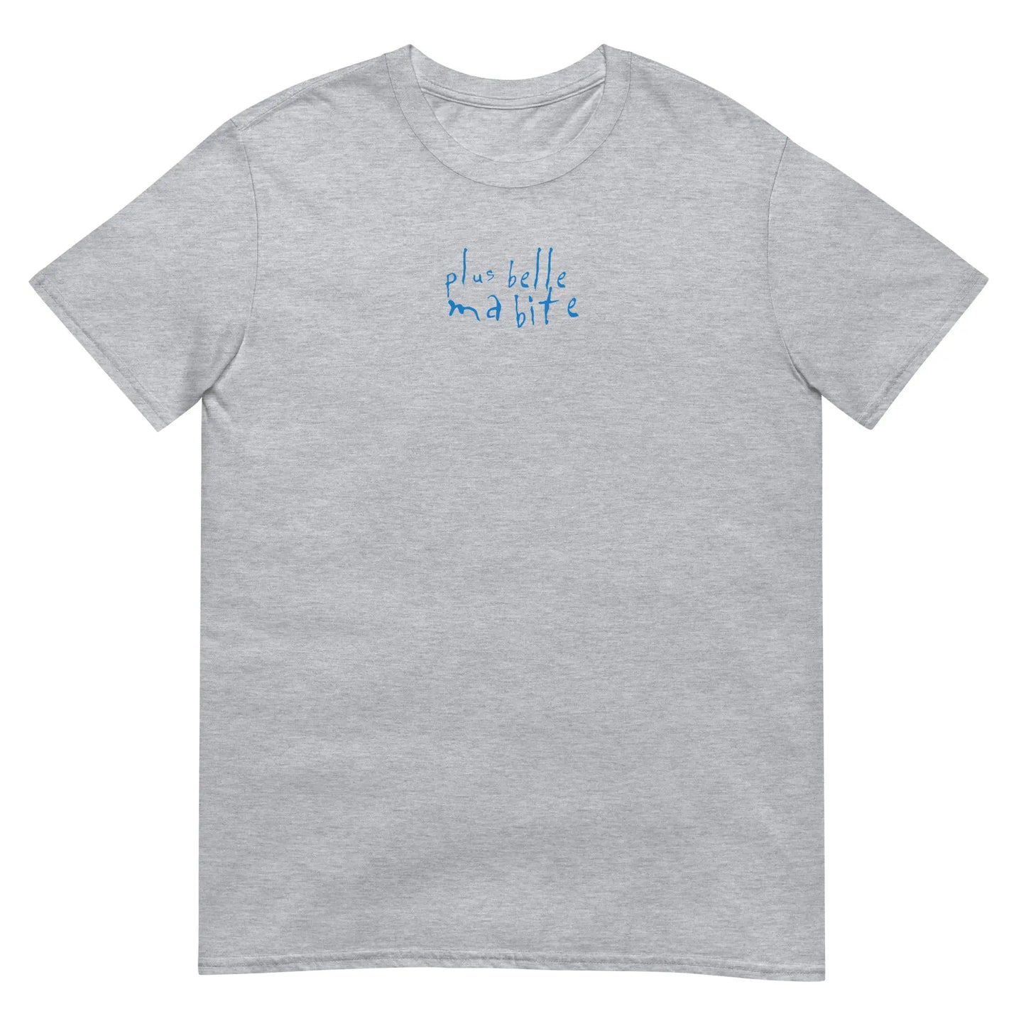 T-shirt unisexe Plus belle ma bite Gris Sport - Sedurro