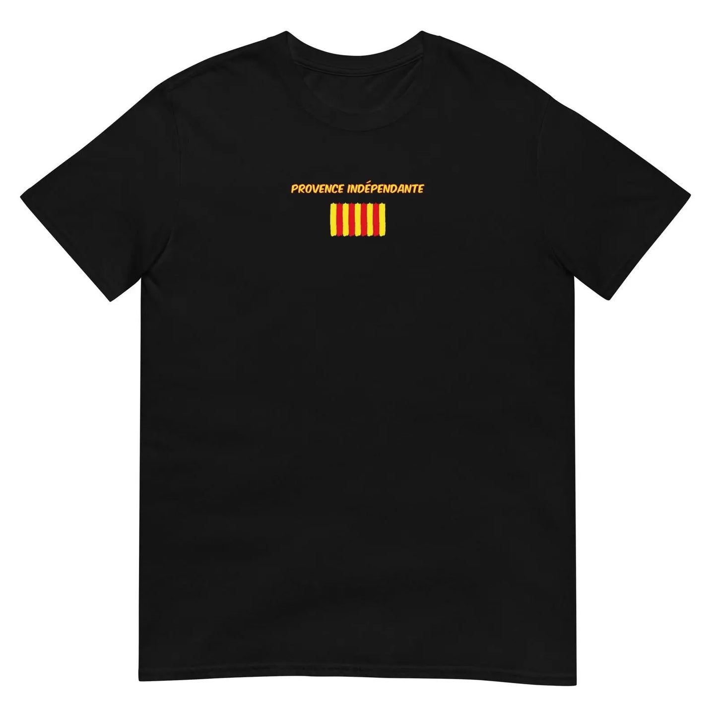T-shirt unisexe Provence indépendante Noir - Sedurro