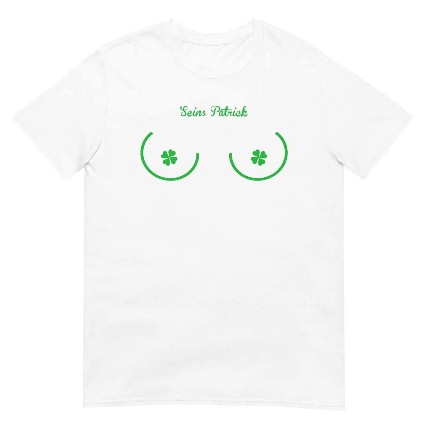 T-shirt unisexe Seins Saint Patrick Blanc - Sedurro