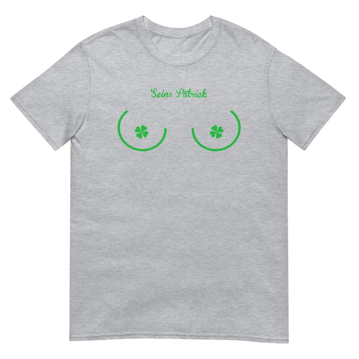 T-shirt unisexe Seins Saint Patrick Gris Sport - Sedurro