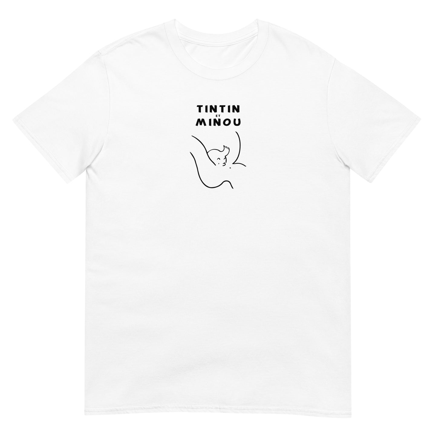 T-shirt unisexe Tintin et minou - Sedurro