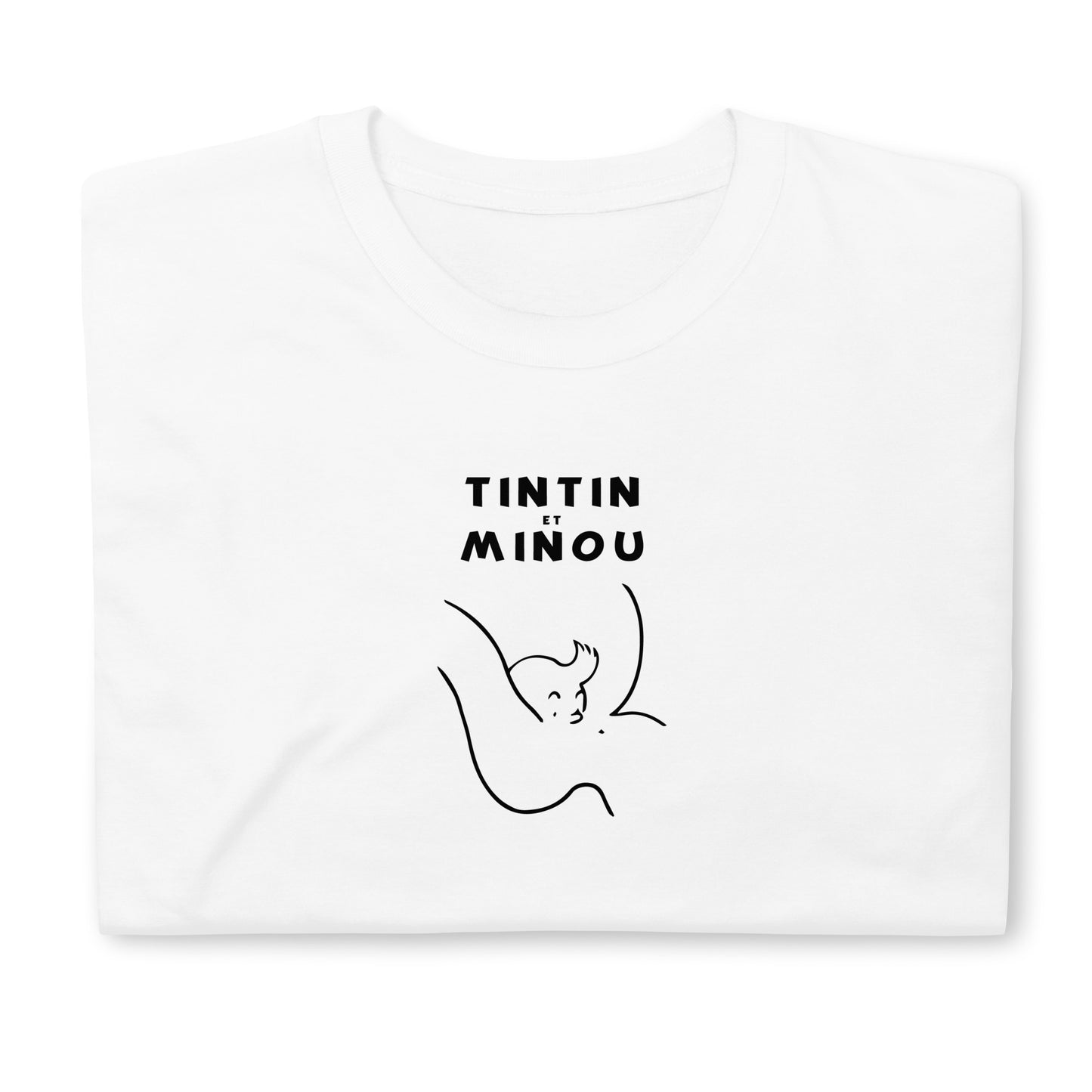 T-shirt unisexe Tintin et minou - Sedurro