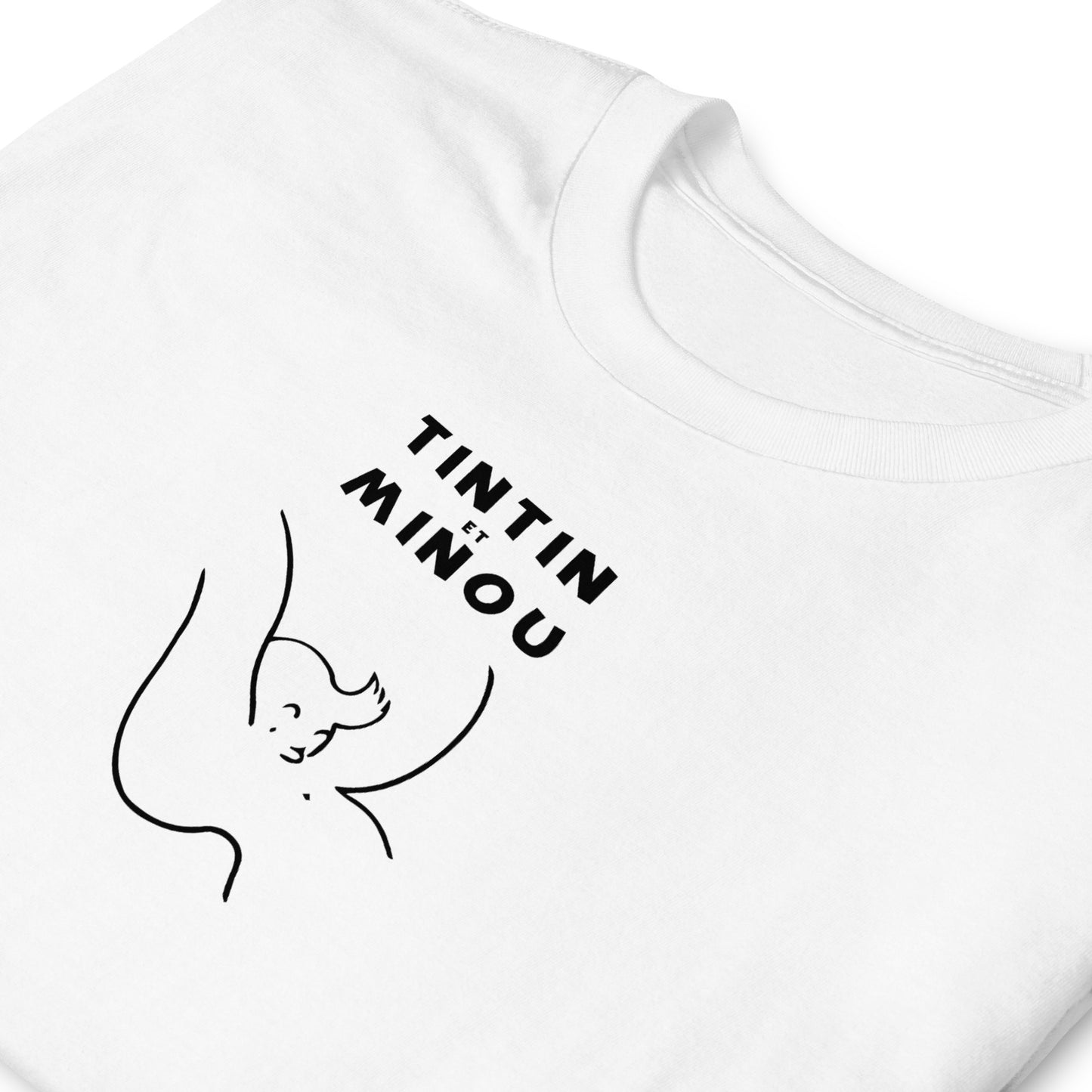 T-shirt unisexe Tintin et minou - Sedurro