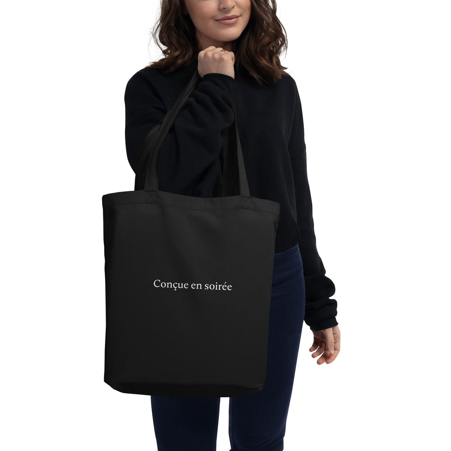 Tote bag bio Conçue en soirée - Sedurro