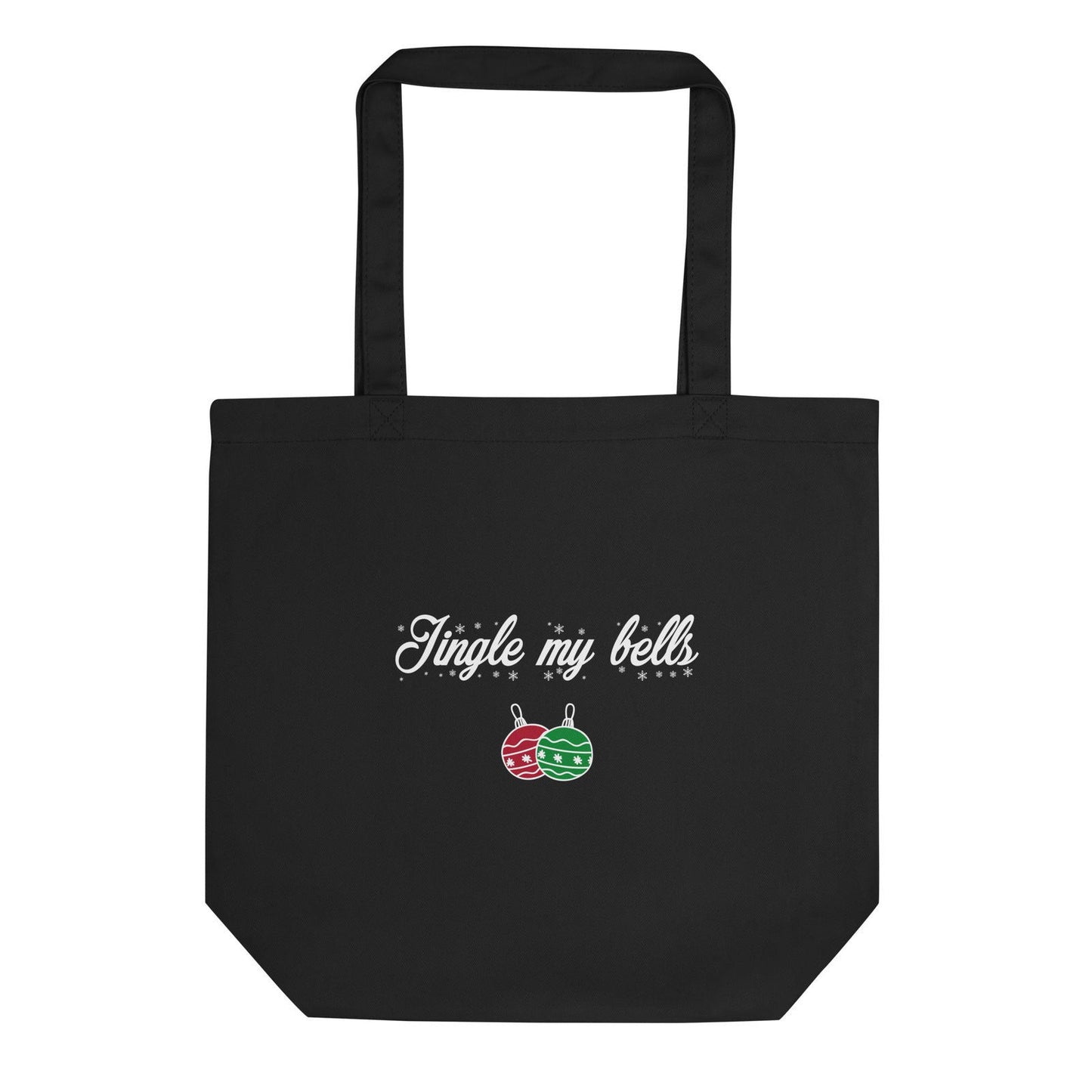 Tote bag bio Jingle my bells Christmas Noir - Sedurro