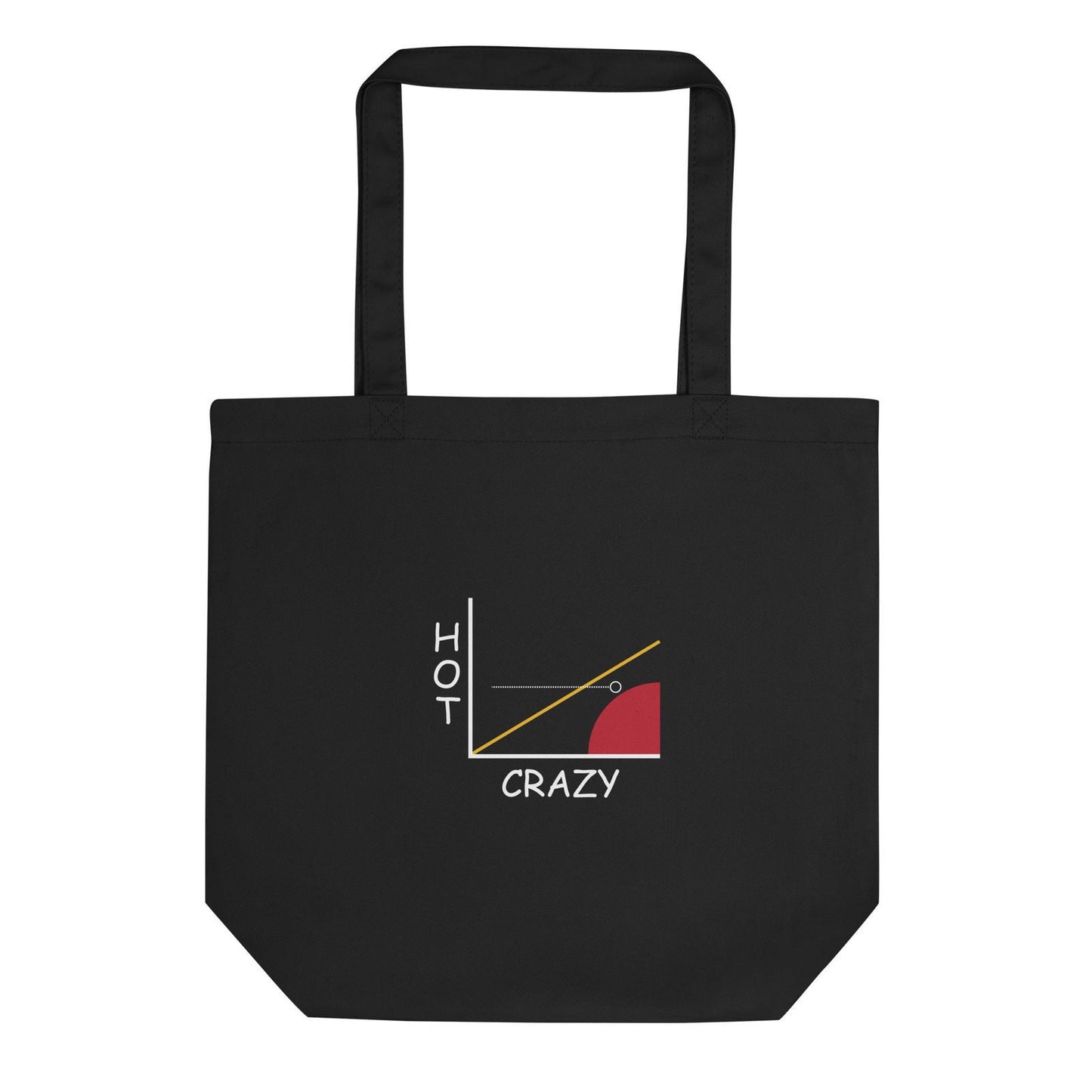Tote bag bio Courbe hot crazy scale Noir - Sedurro