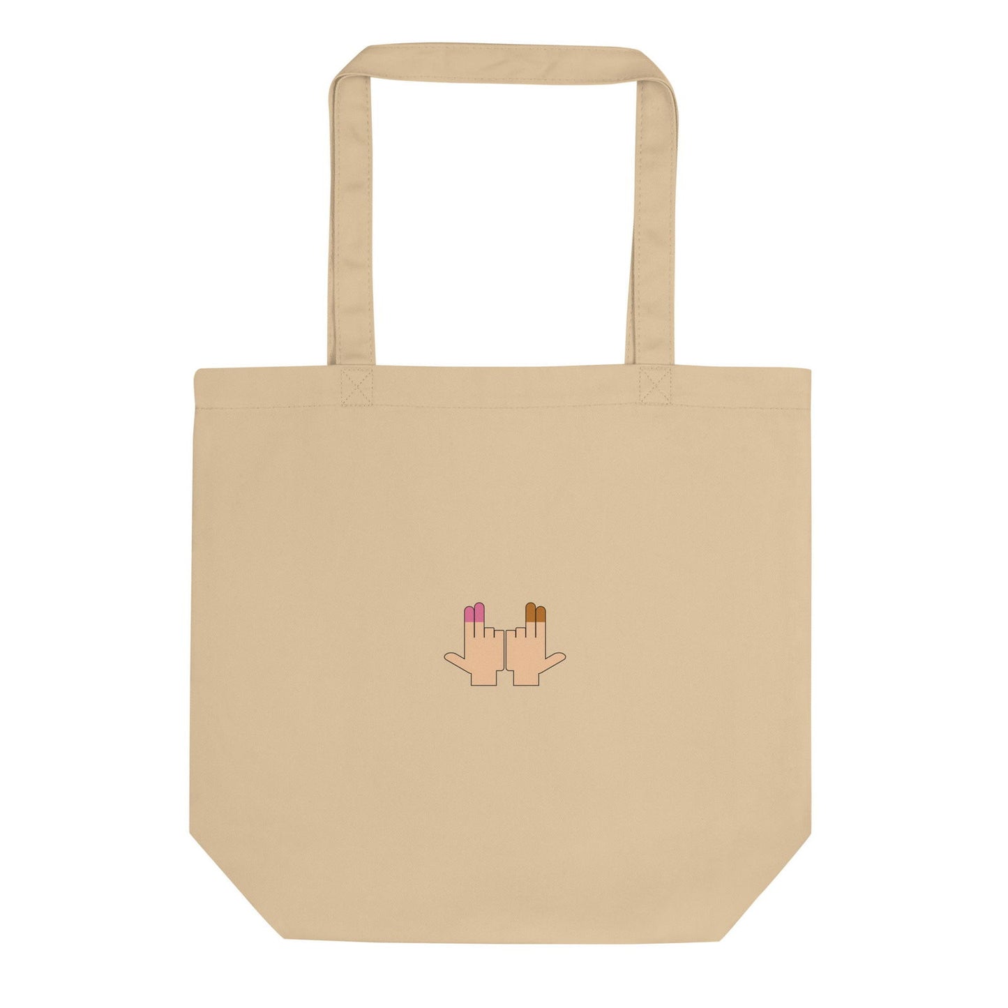 Tote bag bio DP Double péné signe du J seul Oyster - Sedurro
