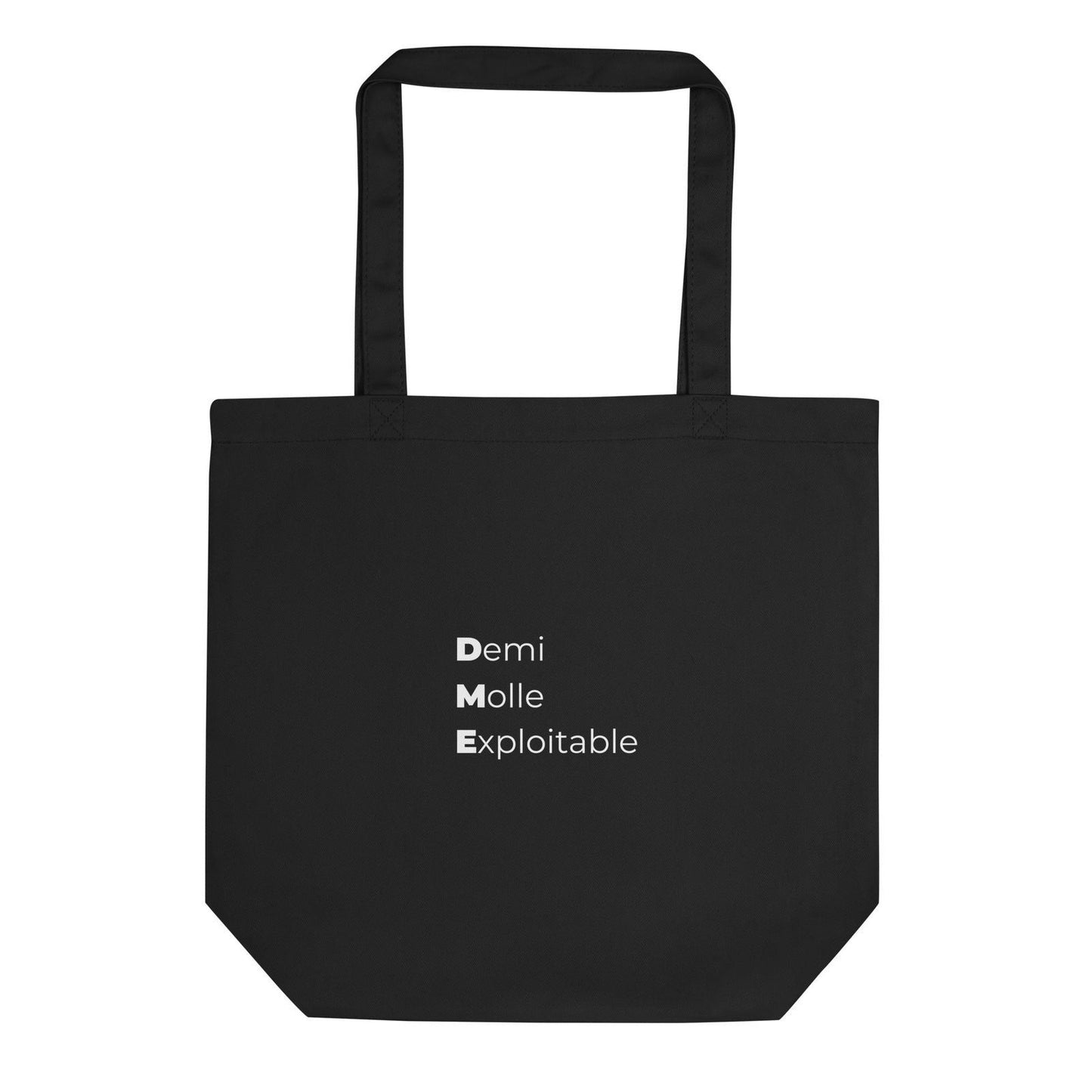 Tote bag bio Demi molle exploitable Noir - Sedurro