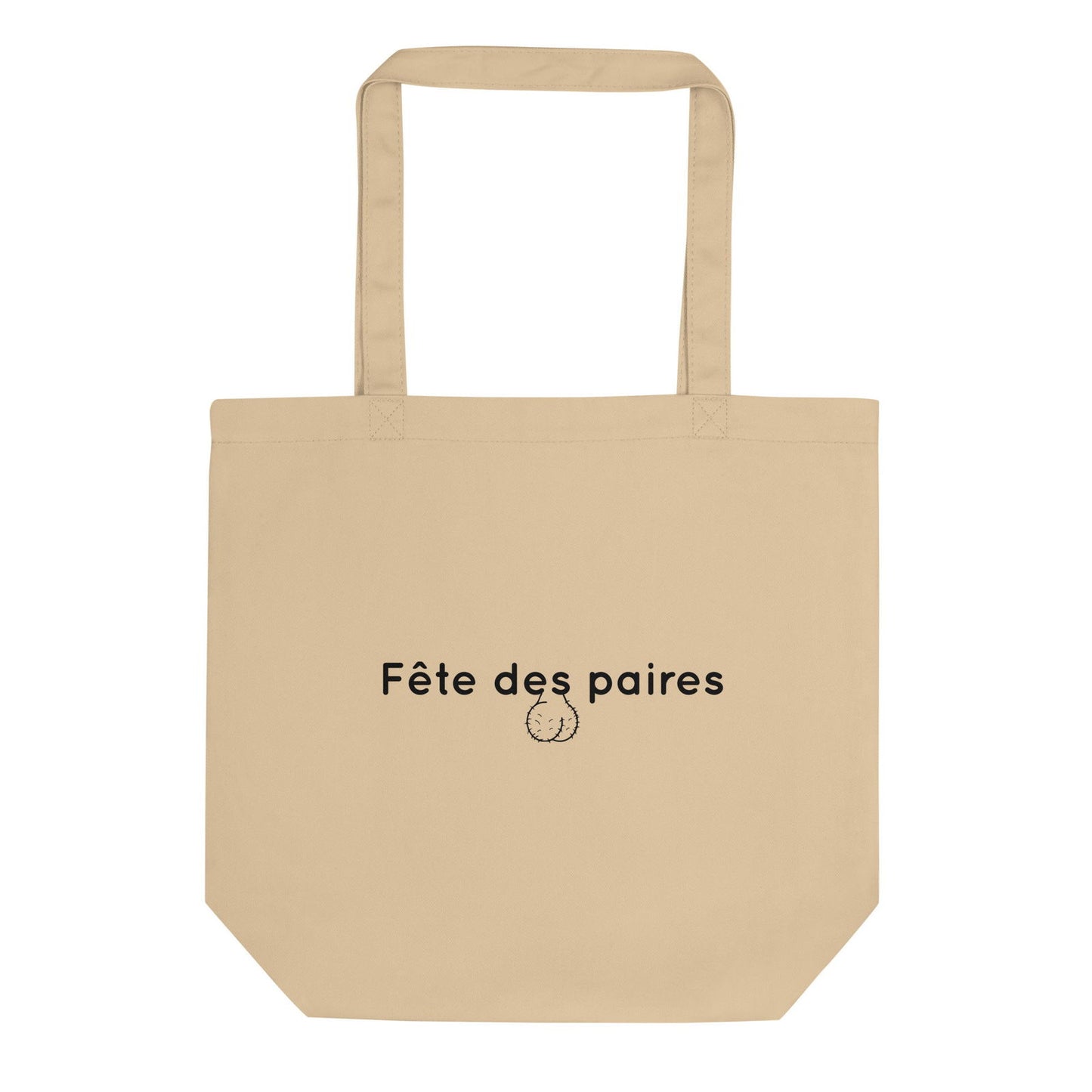Tote bag bio Fête des paires boules Oyster - Sedurro