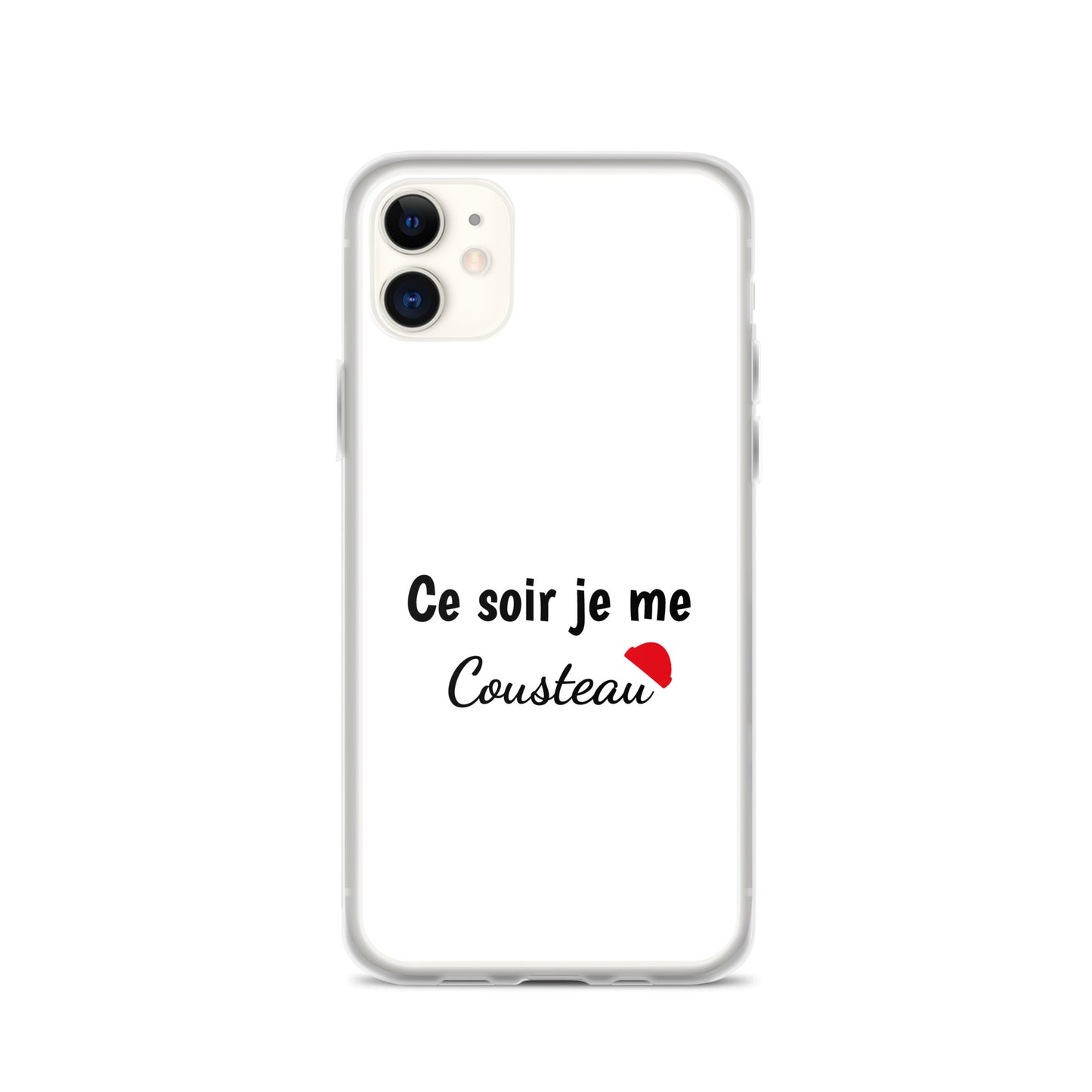 Coque iPhone Ce soir je me cousteau - Sedurro