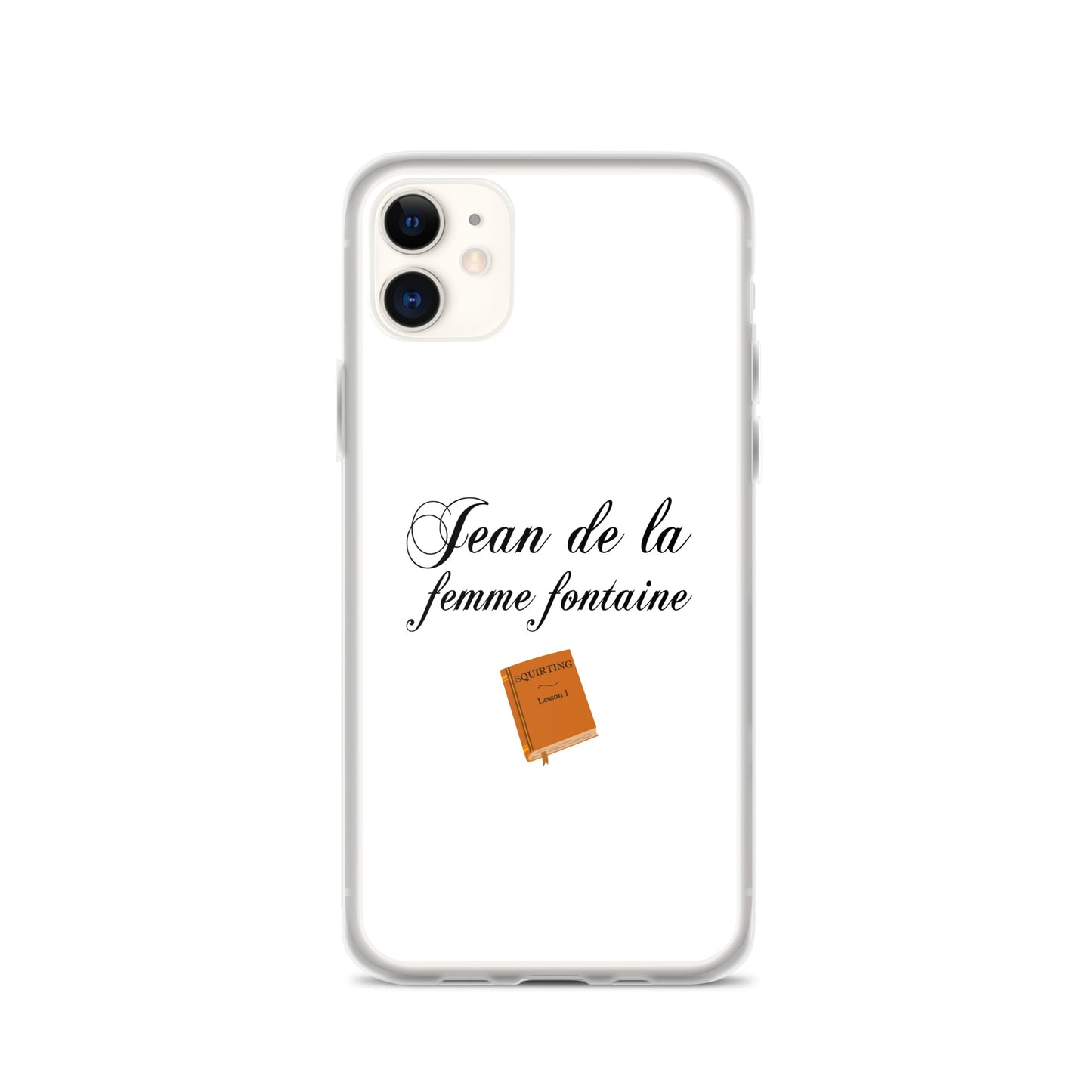 Coque iPhone Jean de la femme fontaine iPhone 11 - Sedurro