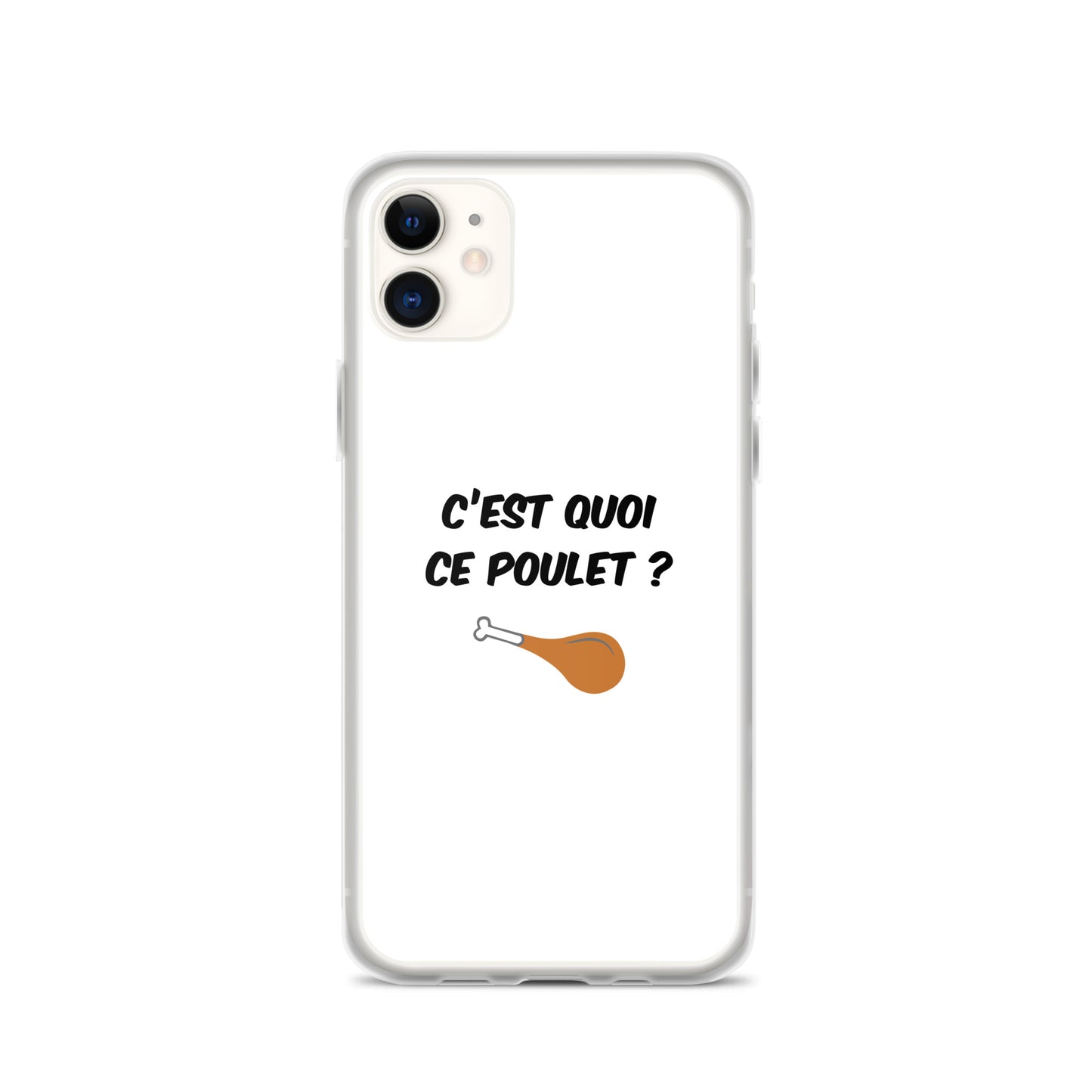 Coque iPhone C'est quoi ce poulet iPhone 11 - Sedurro