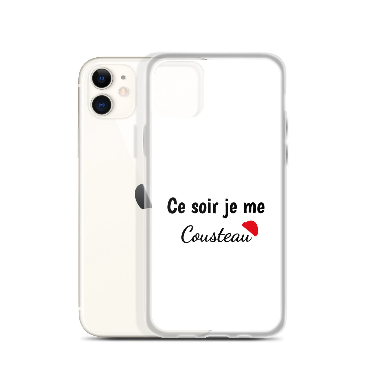 Coque iPhone Ce soir je me cousteau - Sedurro