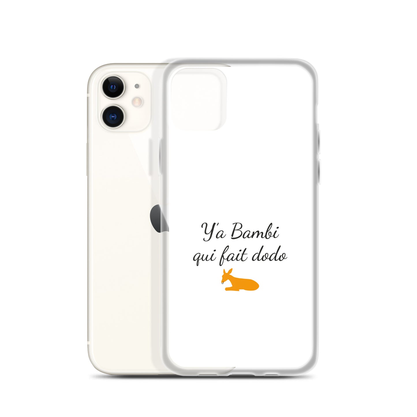 Coque iPhone Y'a bambi qui fait dodo iPhone 11 - Sedurro