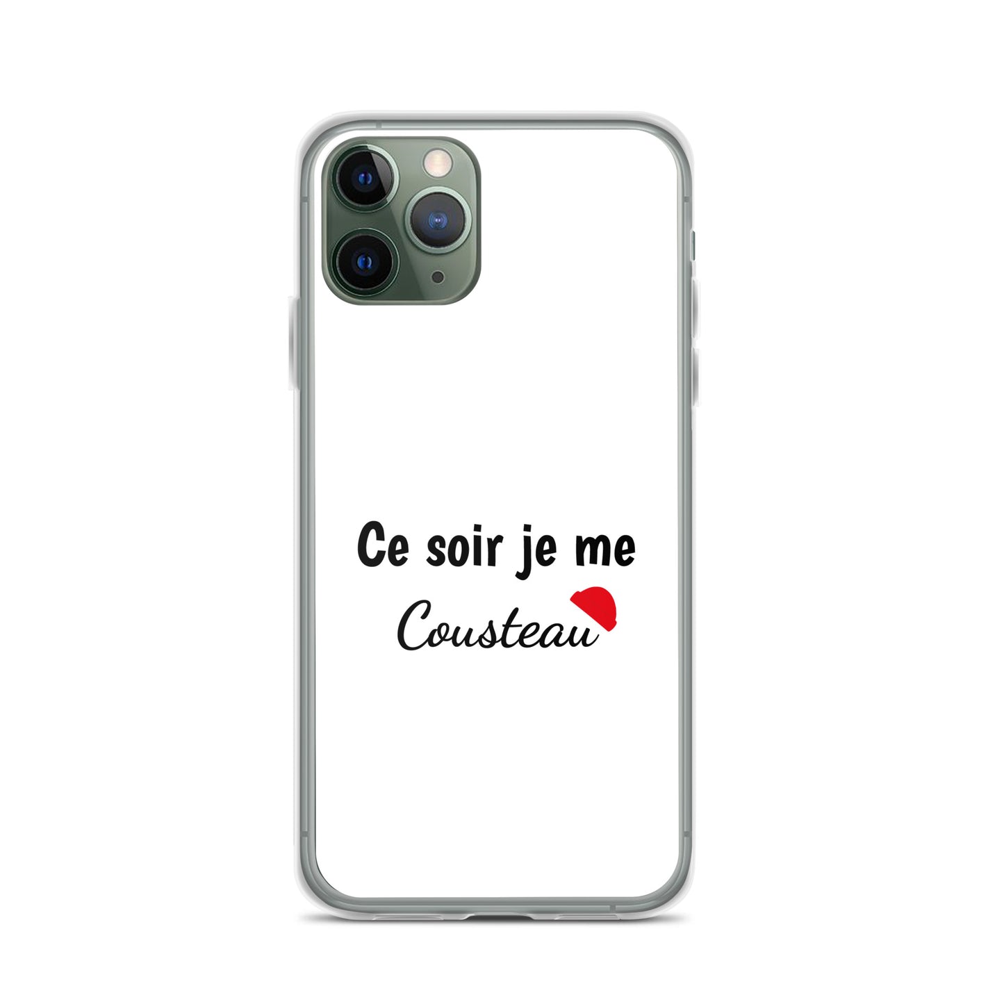Coque iPhone Ce soir je me cousteau - Sedurro
