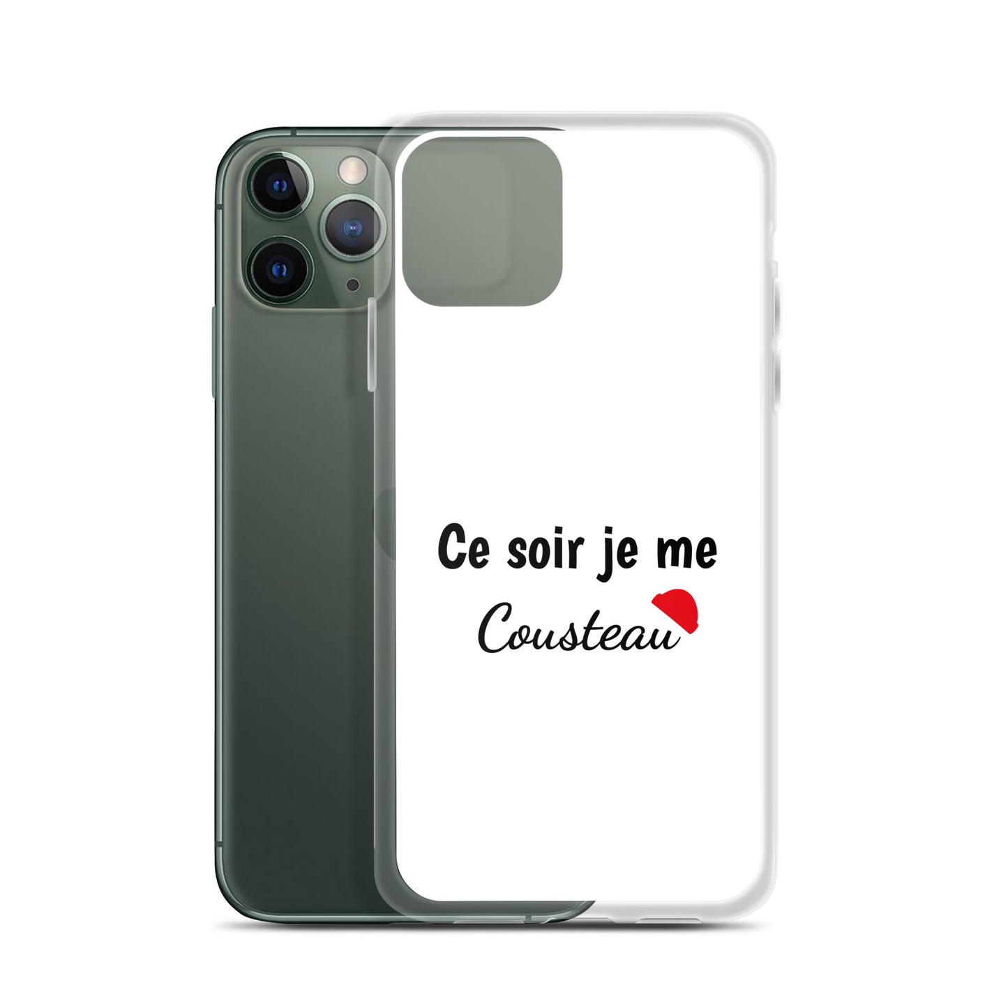 Coque iPhone Ce soir je me cousteau - Sedurro