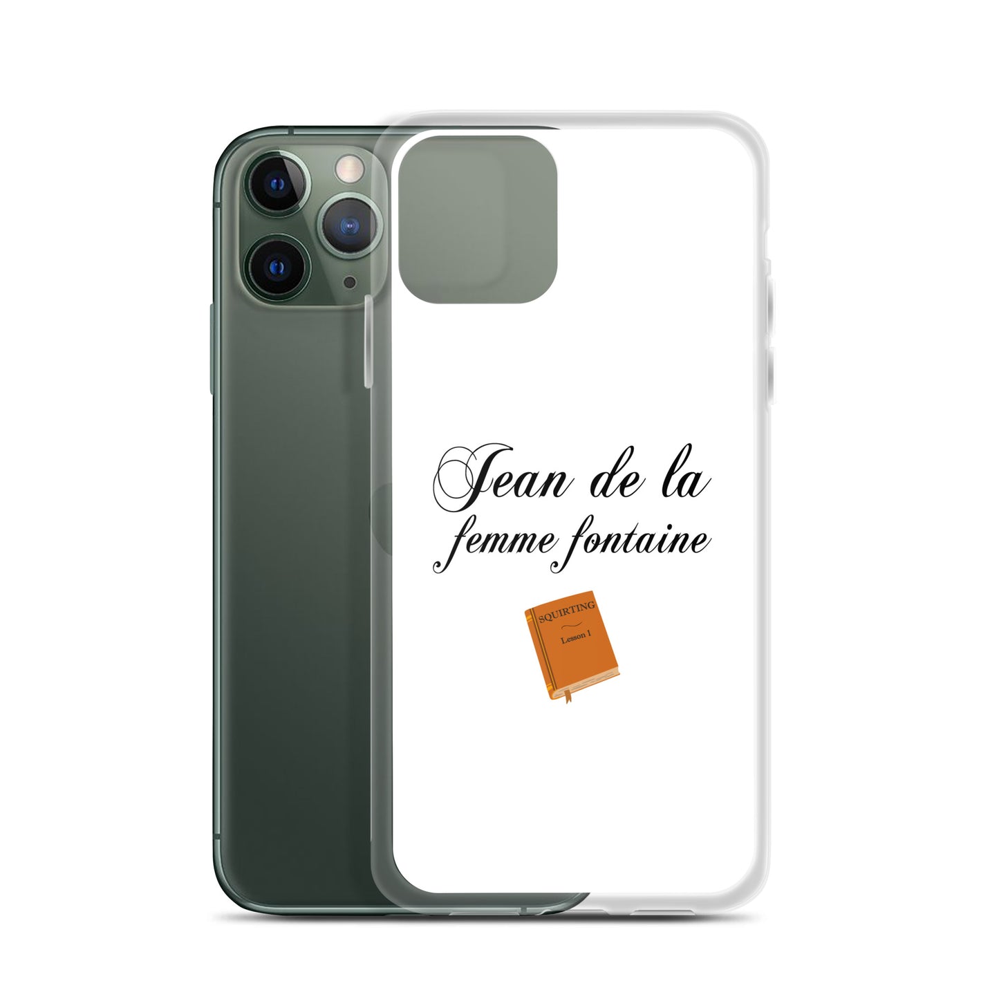 Coque iPhone Jean de la femme fontaine - Sedurro