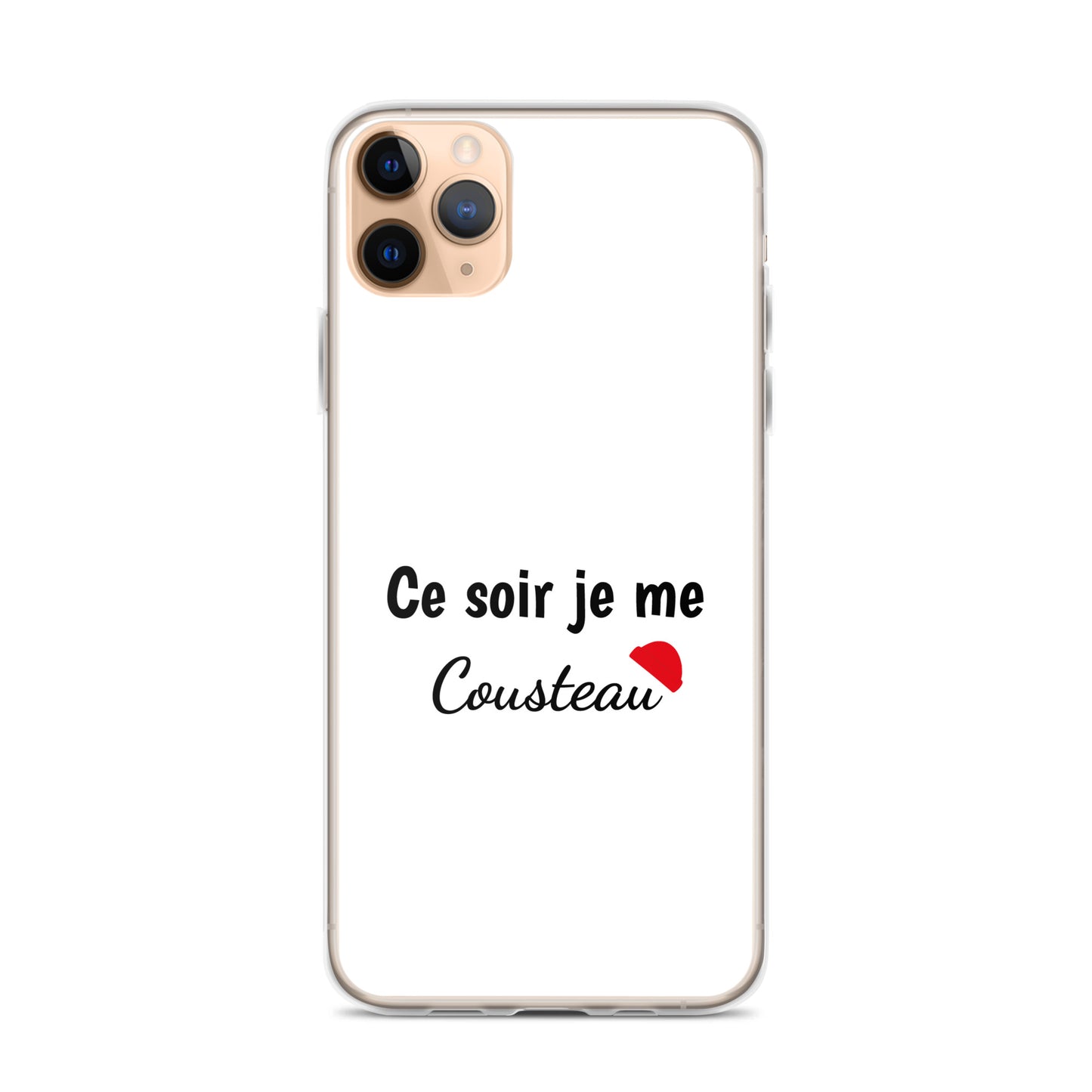 Coque iPhone Ce soir je me cousteau - Sedurro
