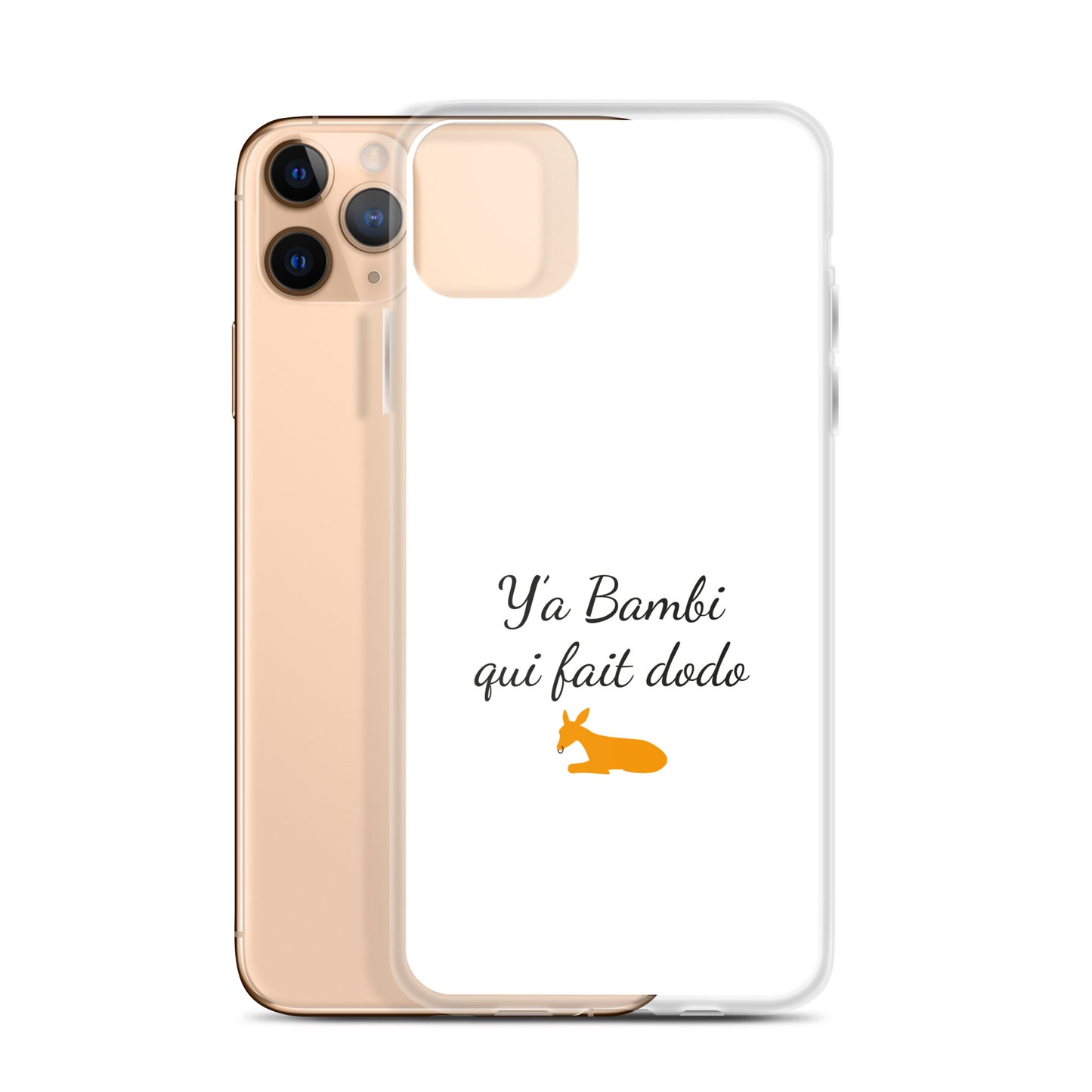 Coque iPhone Y'a bambi qui fait dodo iPhone 11 Pro Max - Sedurro