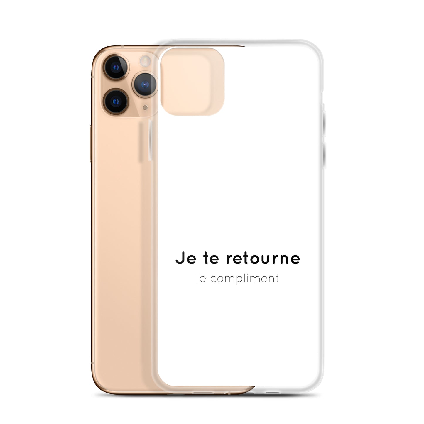 Coque iPhone Je te retourne le compliment - Sedurro