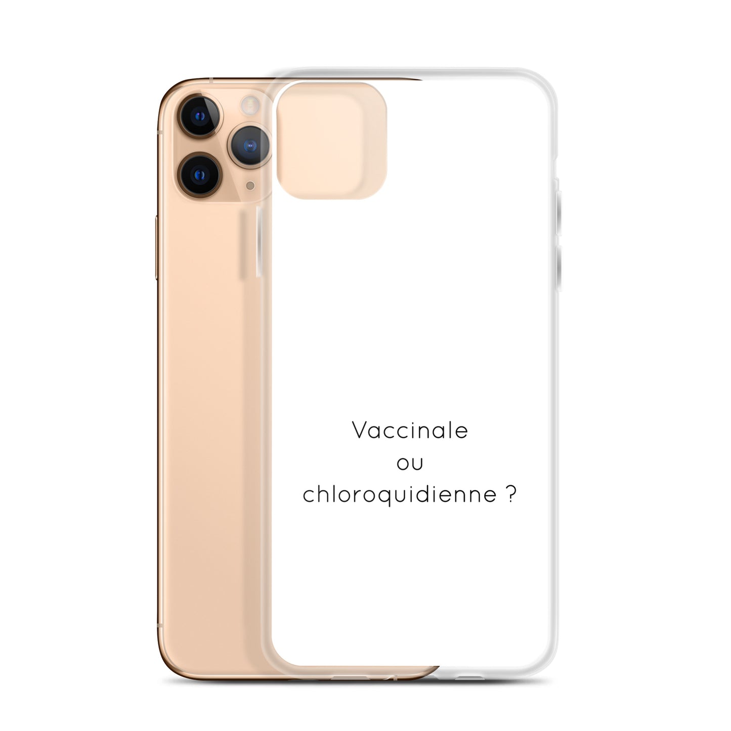 Coque iPhone Vaccinale ou chloroquidienne iPhone 11 Pro Max - Sedurro