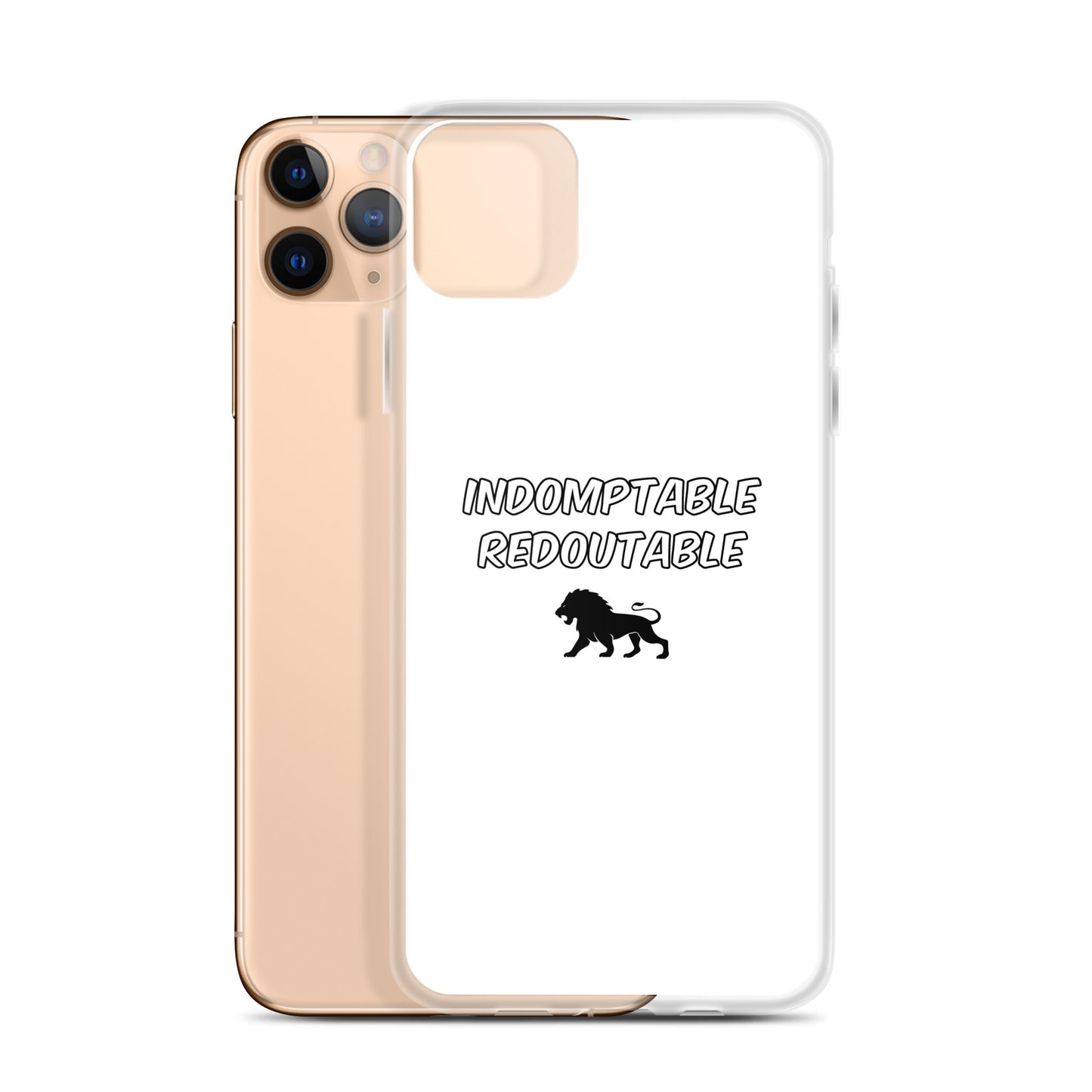 Coque iPhone Lion indomptable redoutable - Sedurro