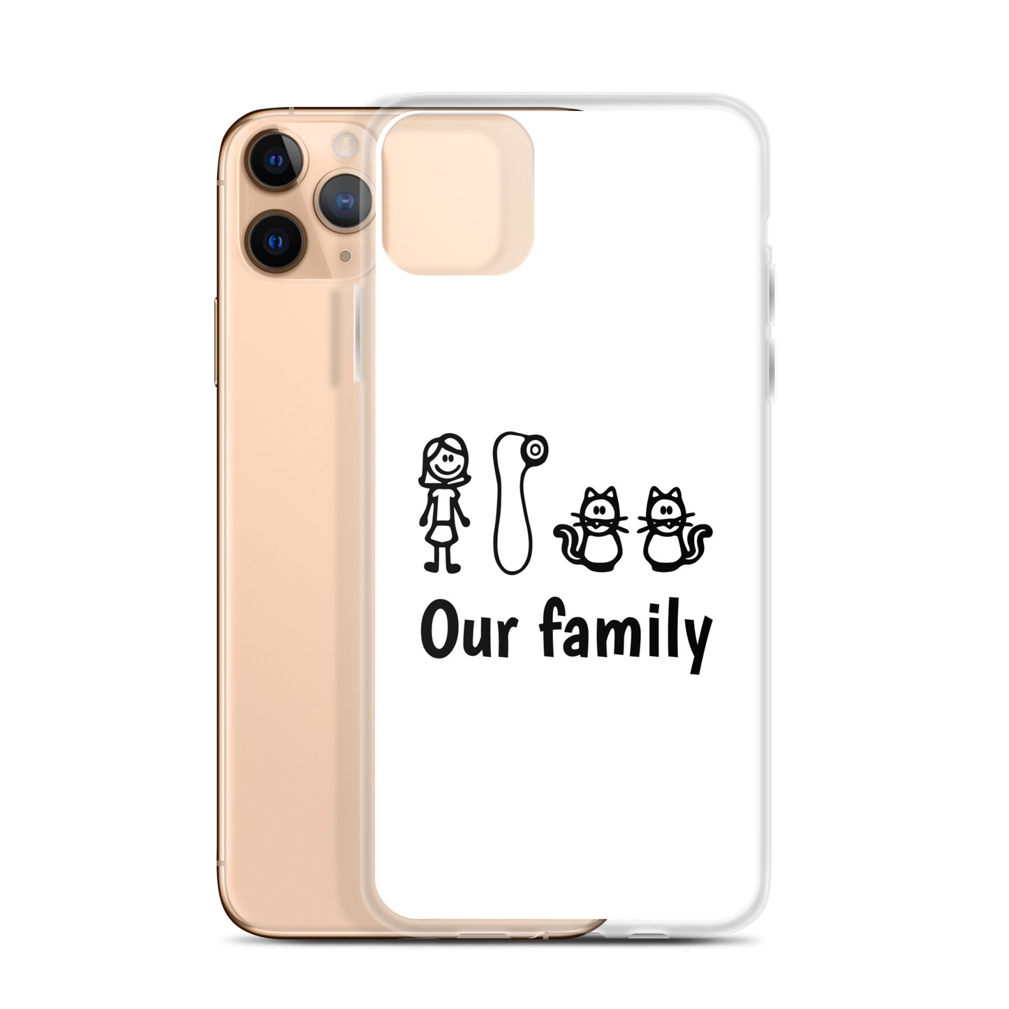 Coque iPhone Our family woman vibrator cats - Sedurro