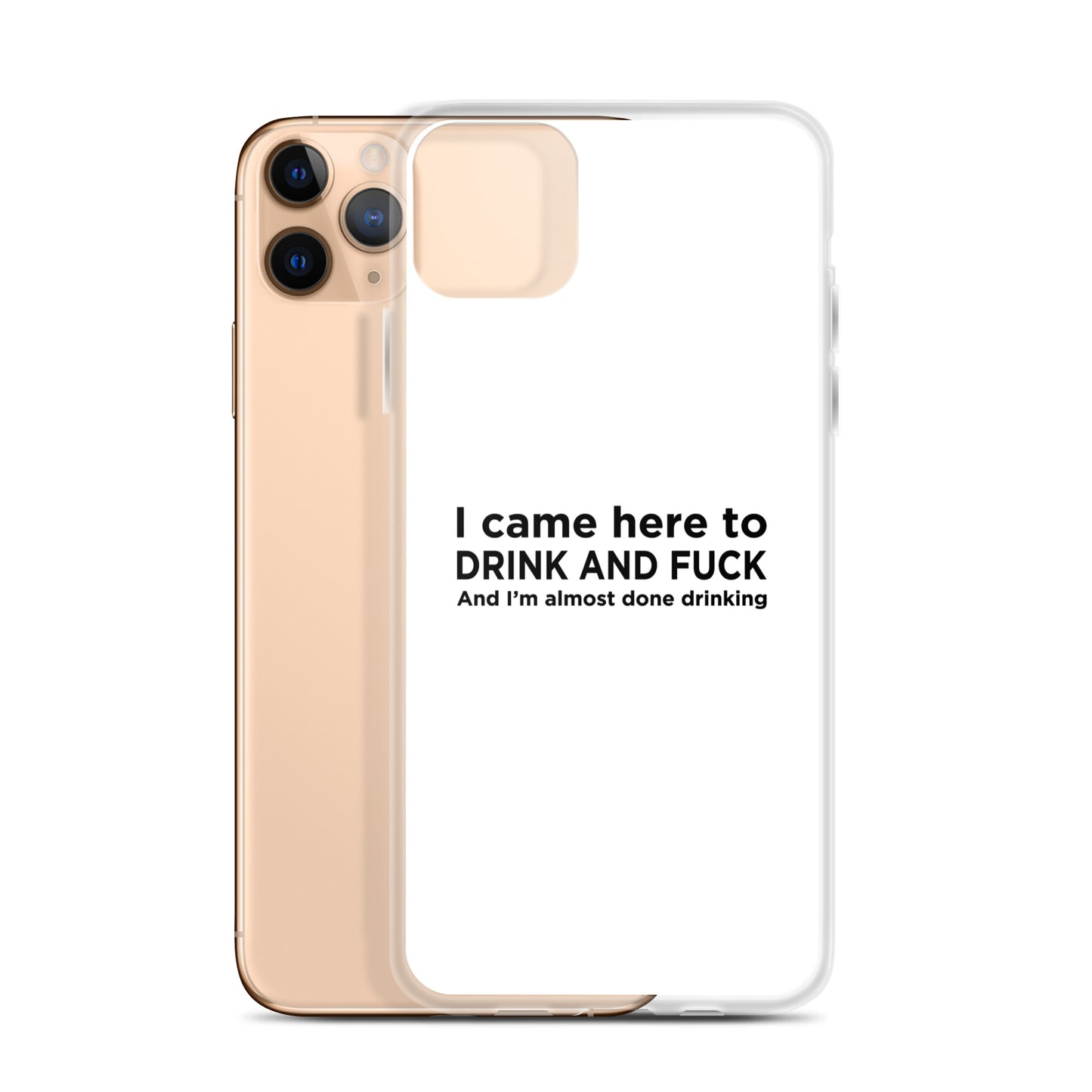 Coque iPhone I came here to drink and fuck - Sedurro