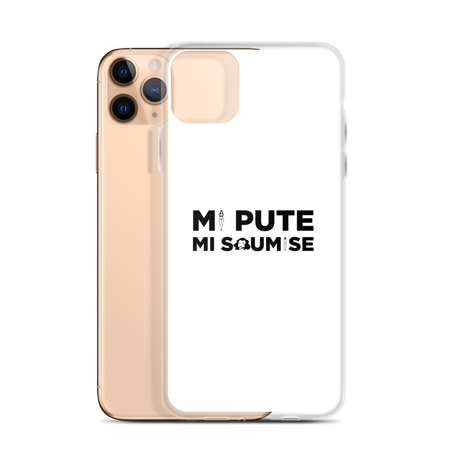 Coque iPhone Mi pute mi soumise - Sedurro