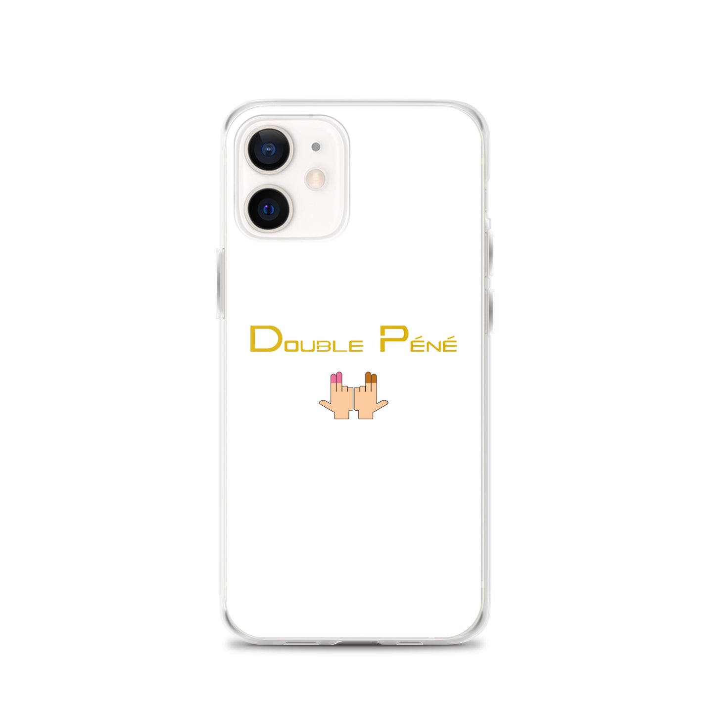 Coque iPhone DP Double péné signe du J iPhone 12 - Sedurro