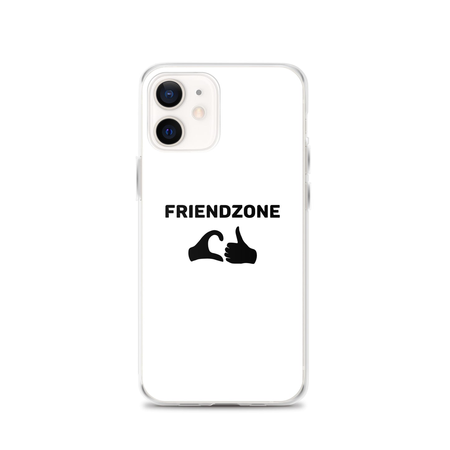 Coque iPhone Friendzone cœur pouce iPhone 12 - Sedurro
