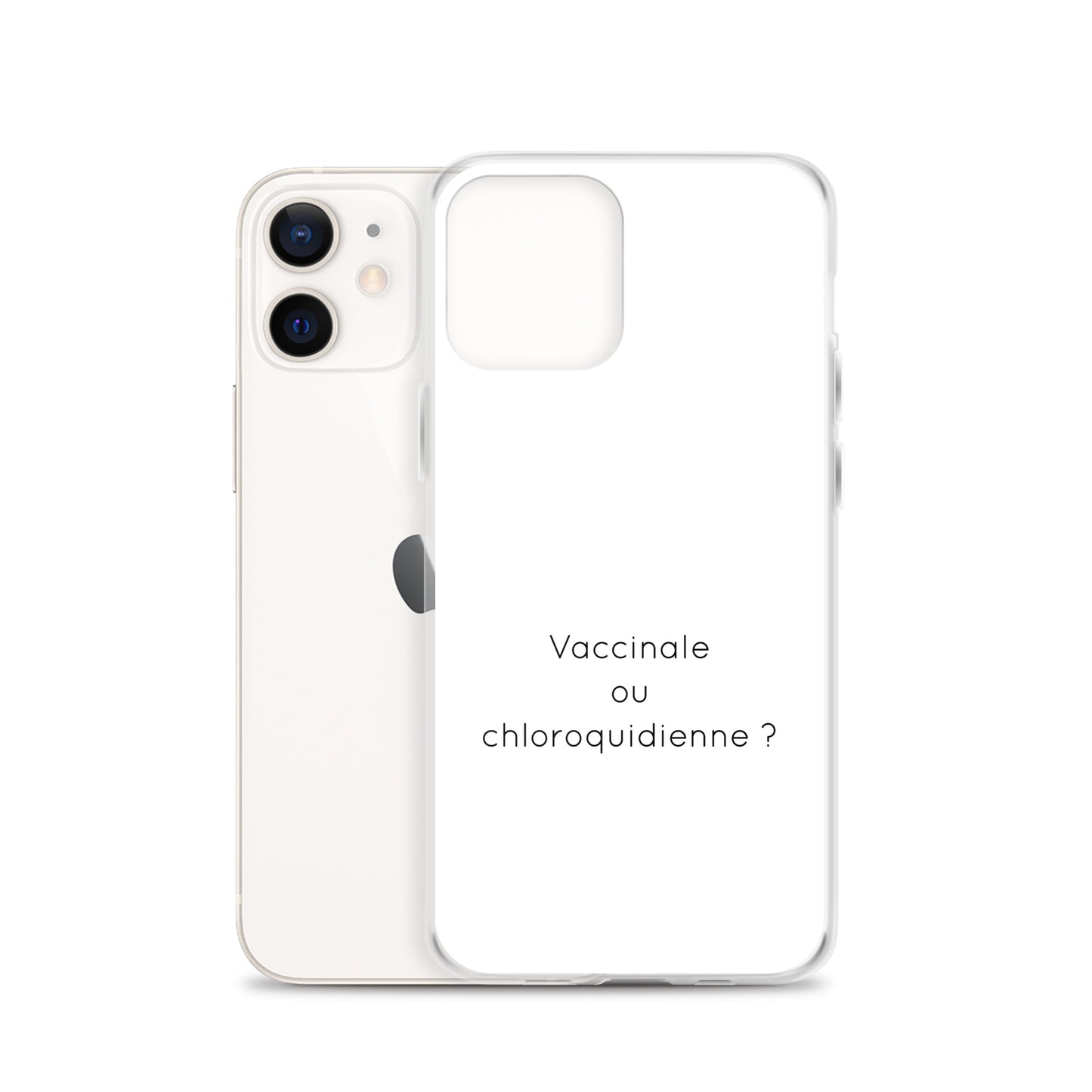 Coque iPhone Vaccinale ou chloroquidienne iPhone 12 - Sedurro